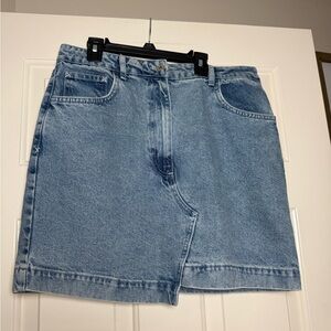 ASOS Collusion 90s Denim Mini Skirt